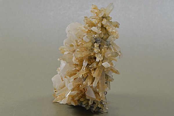 Calcite set on Quartz