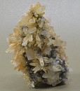Calcite set on Quartz