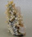 Calcite set on Quartz