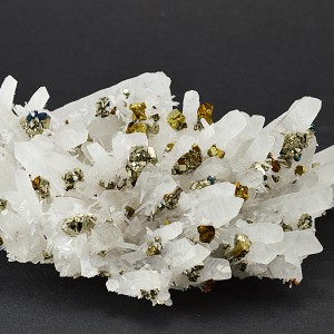 Quartz, Pyrite, Chalcopyrite