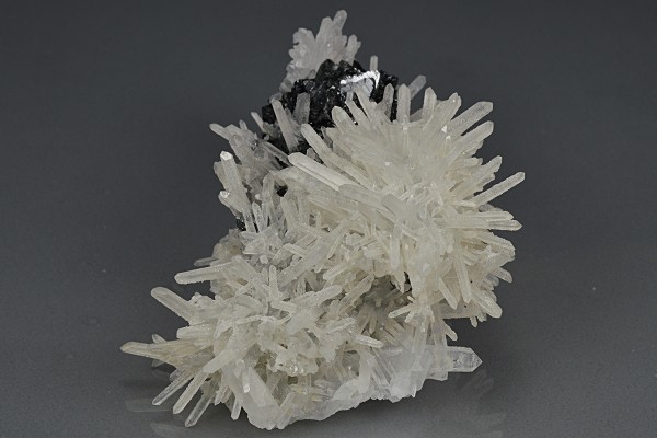 Iridescent Sphalerite, Quartz, Calcite