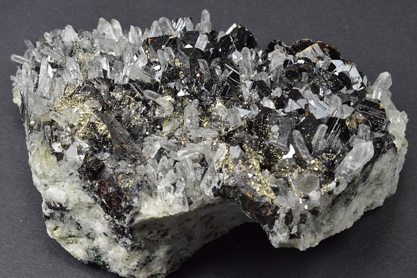 Sphalerite, Quartz, Pyrite