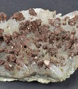 Siderite set on Quartz