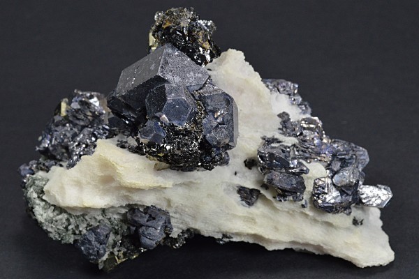 Galena, Sphalerite, Pyrite, Calcite, Quartz