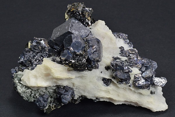 Galena, Sphalerite, Pyrite, Calcite, Quartz