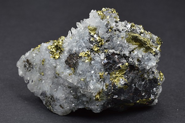Chalcopyrite, Quartz, Galena, Sphalerite