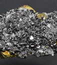 Sphalerite with Quartz inclusions set on Chalcopyrite