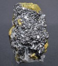 Sphalerite with Quartz inclusions set on Chalcopyrite