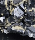 Truncated Galena, Calcite