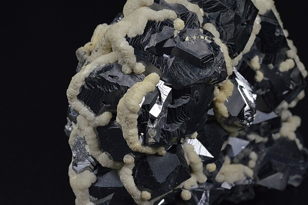 Truncated Galena, Calcite