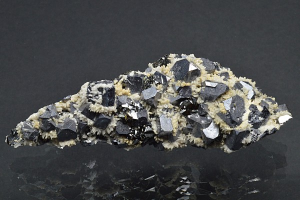 Truncated Galena, Sphalerite, Calcite