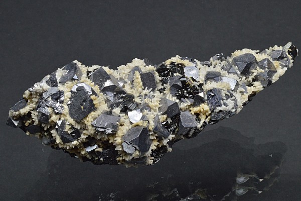 Truncated Galena, Sphalerite, Calcite