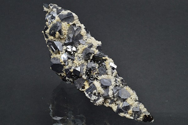 Truncated Galena, Sphalerite, Calcite