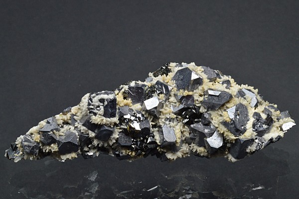 Truncated Galena, Sphalerite, Calcite
