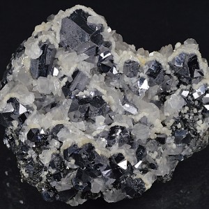 Truncated Galena, Calcite, Sphalerite