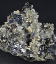 Melted habit Galena, Sphalerite, Quartz