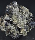 Melted habit Galena, Sphalerite, Quartz