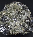 Melted habit Galena, Sphalerite, Quartz