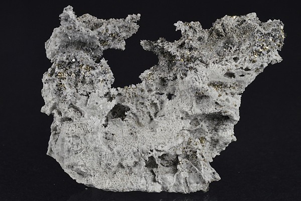Calcite, Galena, Quartz, Pyrite - floater