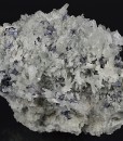 Thin Galena plate, Quartz, Calcite, Sphalerite