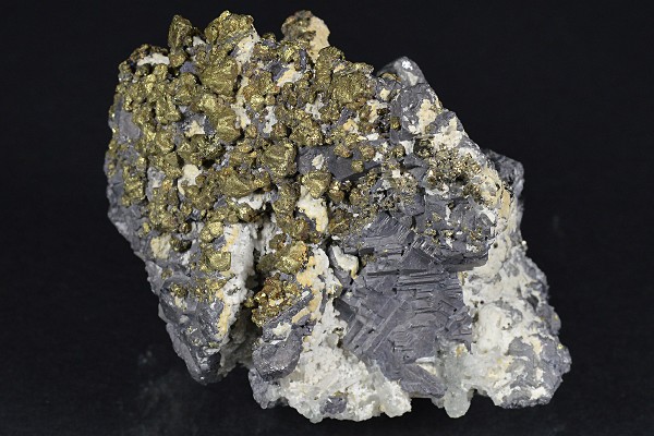 Spinel Law Twin Galena, Chalcopyrite, Calcite, Quartz