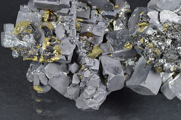 Skeletal Galena, Sphalerite, Chalcopyrite
