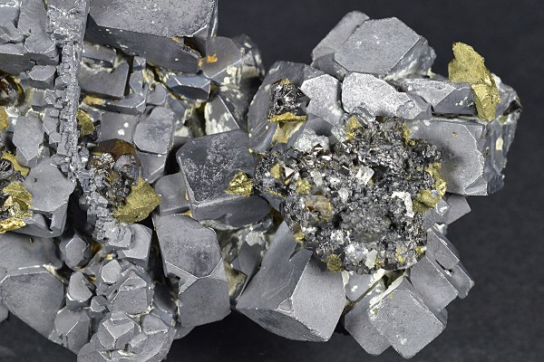 Skeletal Galena, Sphalerite, Chalcopyrite