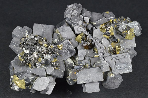 Skeletal Galena, Sphalerite, Chalcopyrite