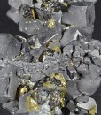 Skeletal Galena, Sphalerite, Chalcopyrite