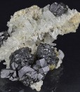 gem Sphalerite var.Cleiophane, Galena, Quartz, Chalcopyrite, Calcite