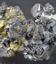 Chalcopyrite, truncated Galena, Sphalerite, Quartz