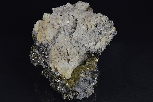 Chalcopyrite, Pyrite, Galena, Calcite, Quartz