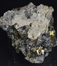 Chalcopyrite, Pyrite, Galena, Calcite, Quartz