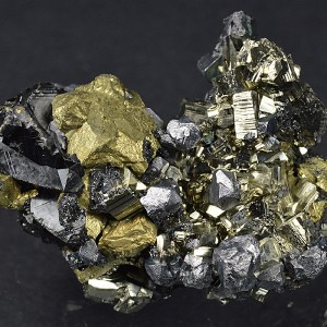 Chalcopyrite, Pyrite, Galena, Sphalerite
