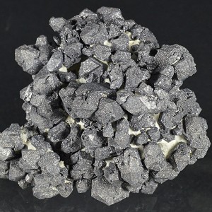 Twinned and truncated Galena, Calcite