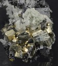 Gem Sphalerite var.Cleiophane, Pyrite, Japan Law Twin Quartz, Galena thin plates, Chalcopyrite
