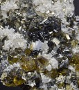 Cleiophane, Pyrite, Quartz, Calcite
