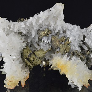 Quartz, Iridescent Chalcopyrite, Pyrite, Galena