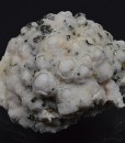 Quartz after pseudomorphous set on Calcite with Cleiophane inclusions