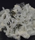 Bi-terminated Quartz, Calcite, gem Sphalerite var.Cleiophane, Galena