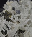 Bi-terminated Quartz, Calcite, gem Sphalerite var.Cleiophane, Galena