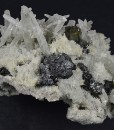 Bi-terminated Quartz, Calcite, gem Sphalerite var.Cleiophane, Galena