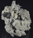 Bi-terminated Quartz, Calcite, gem Sphalerite var.Cleiophane, Galena