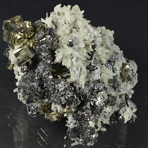 Pyrite, Sphalerite, Quartz, Galena