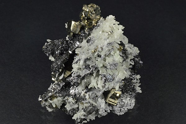 Pyrite, Sphalerite, Quartz, Galena