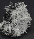 Sphalerite tetrahedrons, thin Galena plates, Quartz