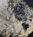 Pyrite, Quartz, Calcite, Sphalerite