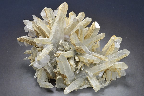 Quartz, rhombohedral Calcite