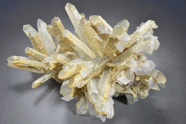Quartz, rhombohedral Calcite