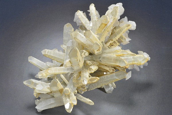 Quartz, rhombohedral Calcite
